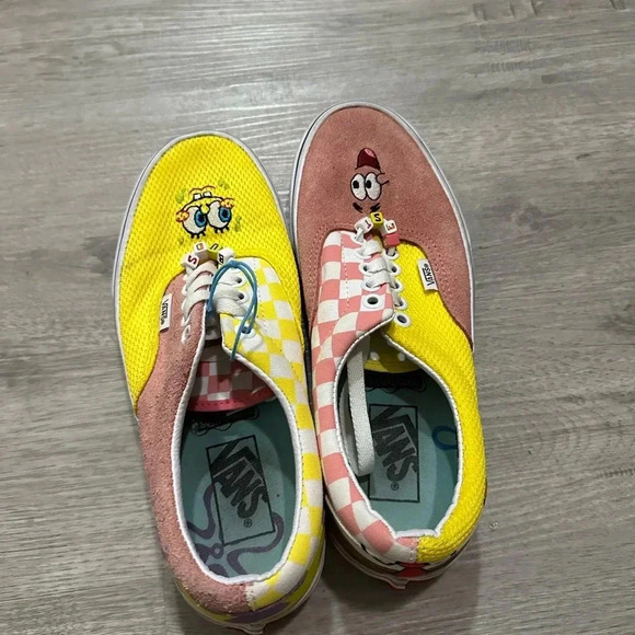Vans x Spongebob Squarepants Era Best Friends Patrick Sz mens 7 women’s 8.5 - Picture 2 of 6